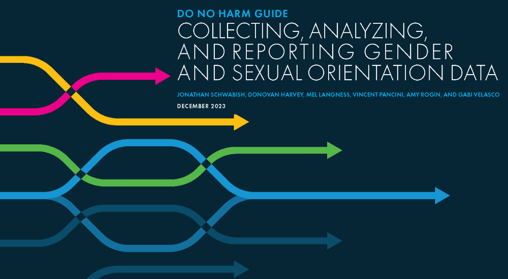 Do No Harm Guide: Collecting, Analyzing, and Reporting Gender and Sexual Orientation Data